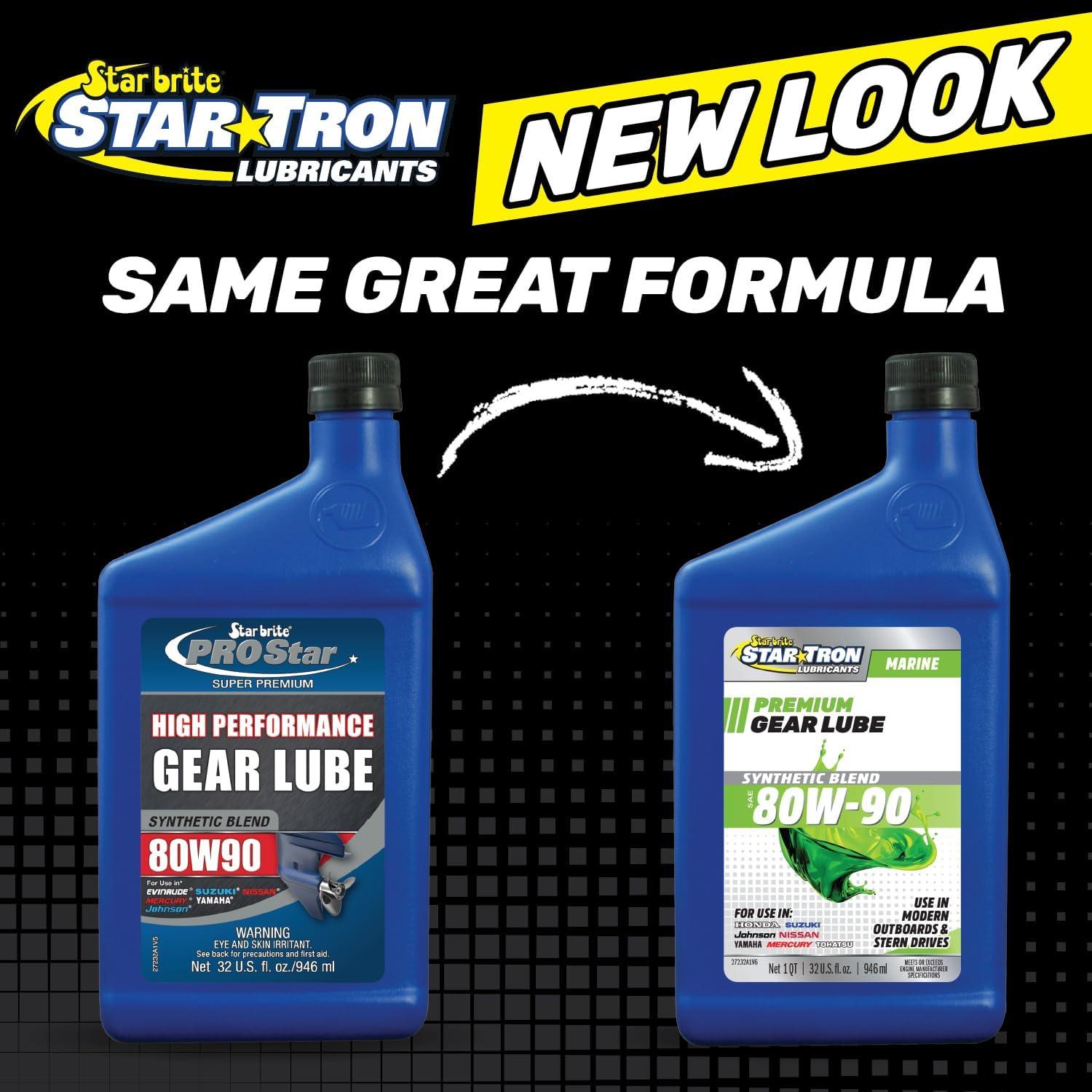 image:imageSTAR BRITE Star Tron Premium Full Synthetic Gear Lube SAE 75W90 MarineGrade API GL5 Certified32 Oz Quart