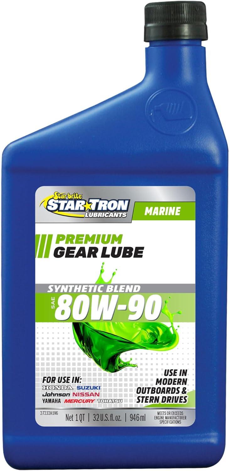 image:imageSTAR BRITE Star Tron Premium Full Synthetic Gear Lube SAE 75W90 MarineGrade API GL5 Certified32 Oz Quart
