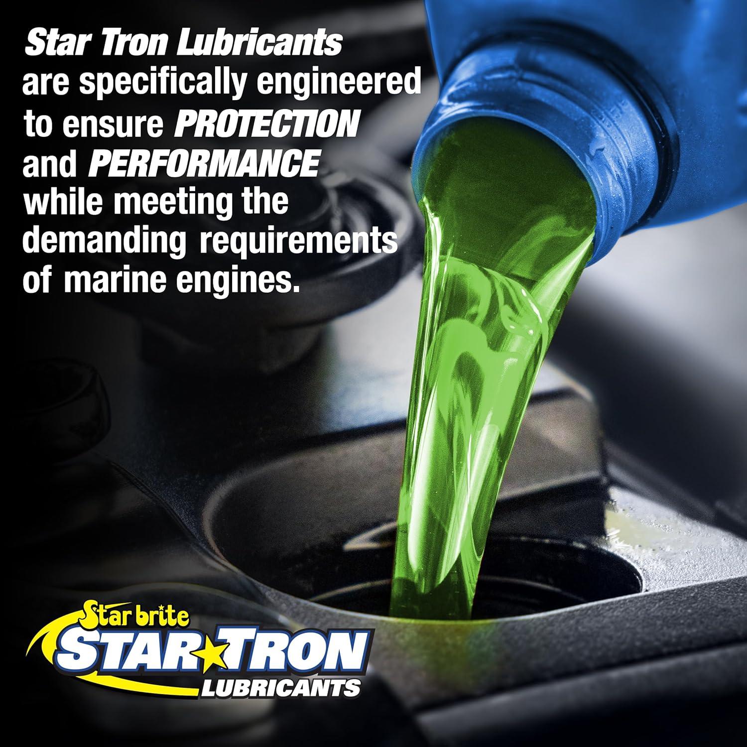 image:imageSTAR BRITE Super Premium 2Cycle Synthetic Blend TCW3 Engine Oil For All Makes amp Models of Outboard Motors amp Personal Watercraft Ideal for High Performance Engines1 Gallon