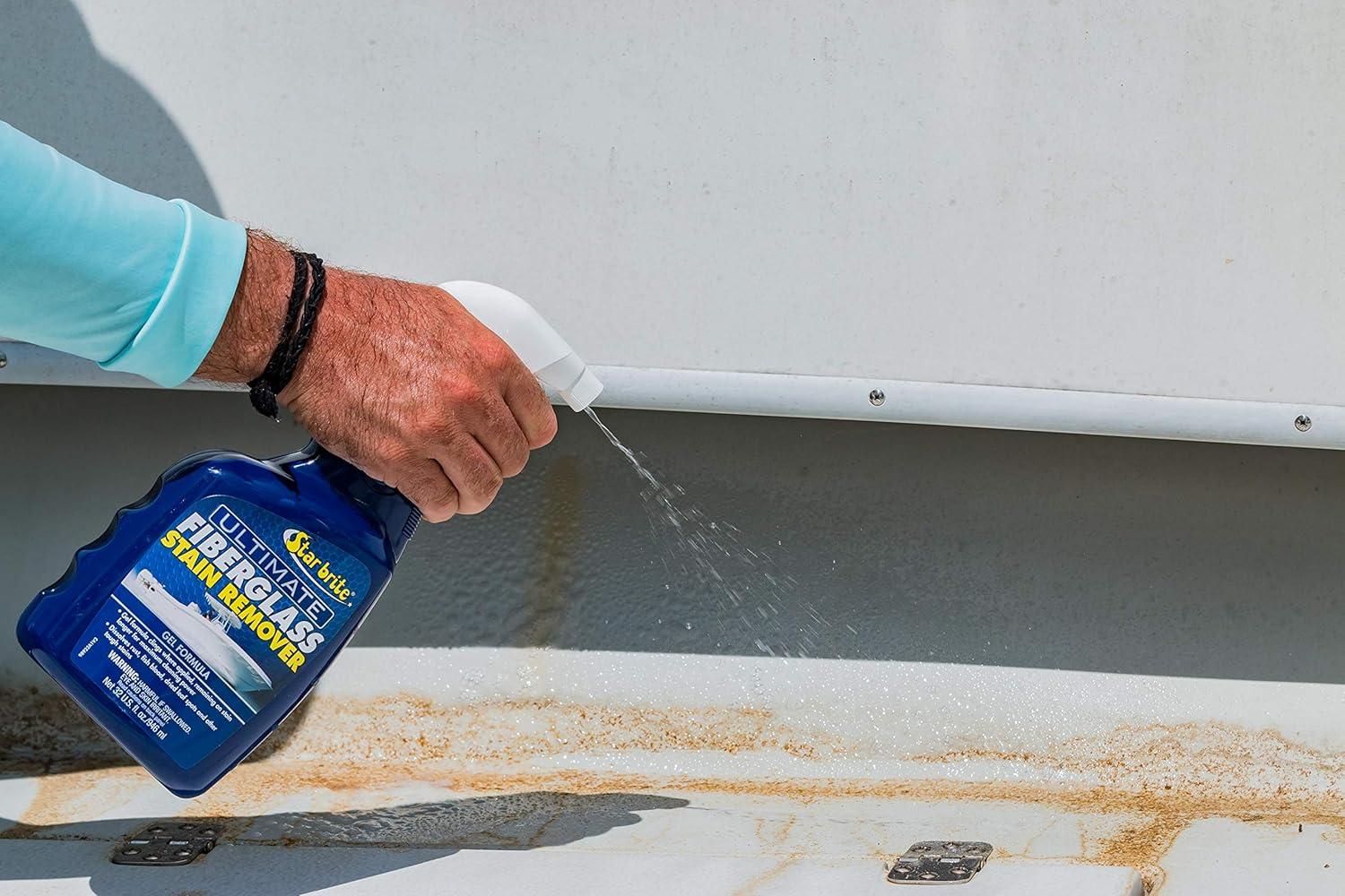 image:imageSTAR BRITE Ultimate Fiberglass Stain Remover EasytoUse Marine Grade Solution to Eliminate Tough Rust Leaf amp Waterline Stains for Boats and More Maximum Cleaning Power Gel Spray16 Oz Gel Spray