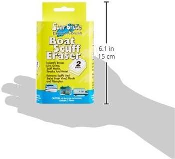 image:imageSTAR BRITE Ultimate Magic Sponge Boat Scuff Eraser Melamine Scrubber with Reinforced Core 2 Pack 041000Magic Sponge Eraser 2 Pk