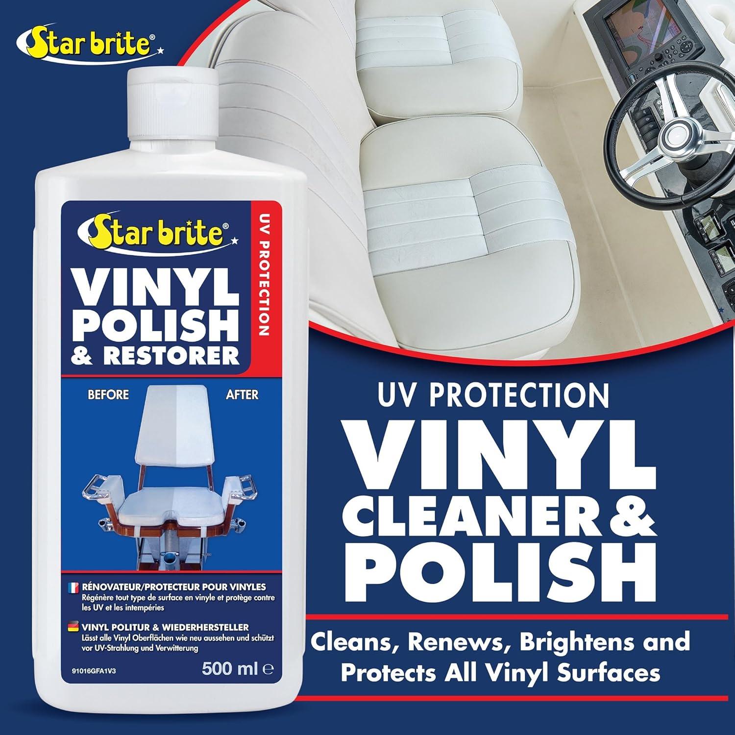 image:imageSTAR BRITE Vinyl Cleaner Polish amp Protectant Clean Renew Brighten amp Protect All Vinyl Surfaces Marine Grade Shampoo Polish amp UV ProtectionPolish Protectant
