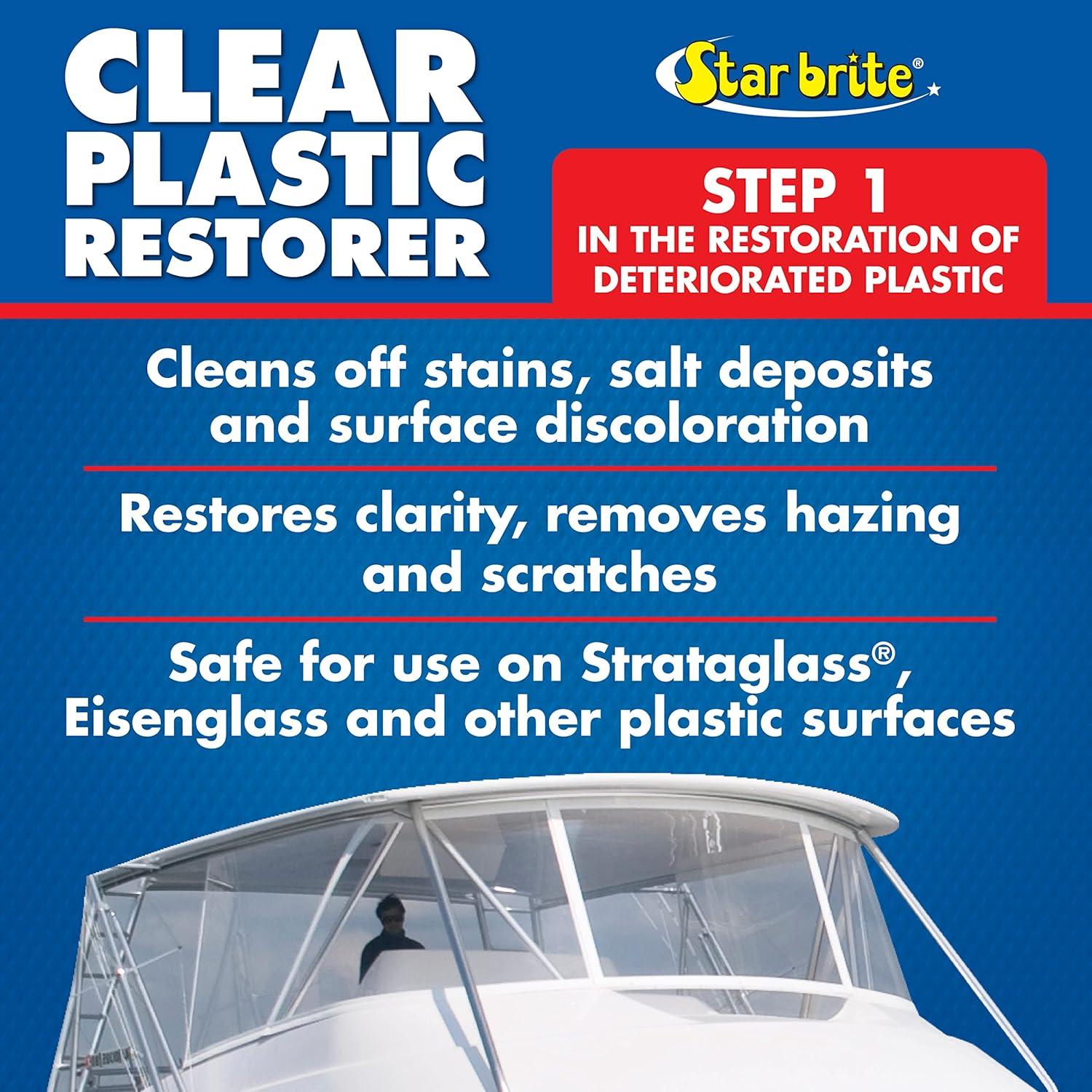 image:imageStar Brite Clear Plastic RestorerStep 1 Clear Plastic Restorer