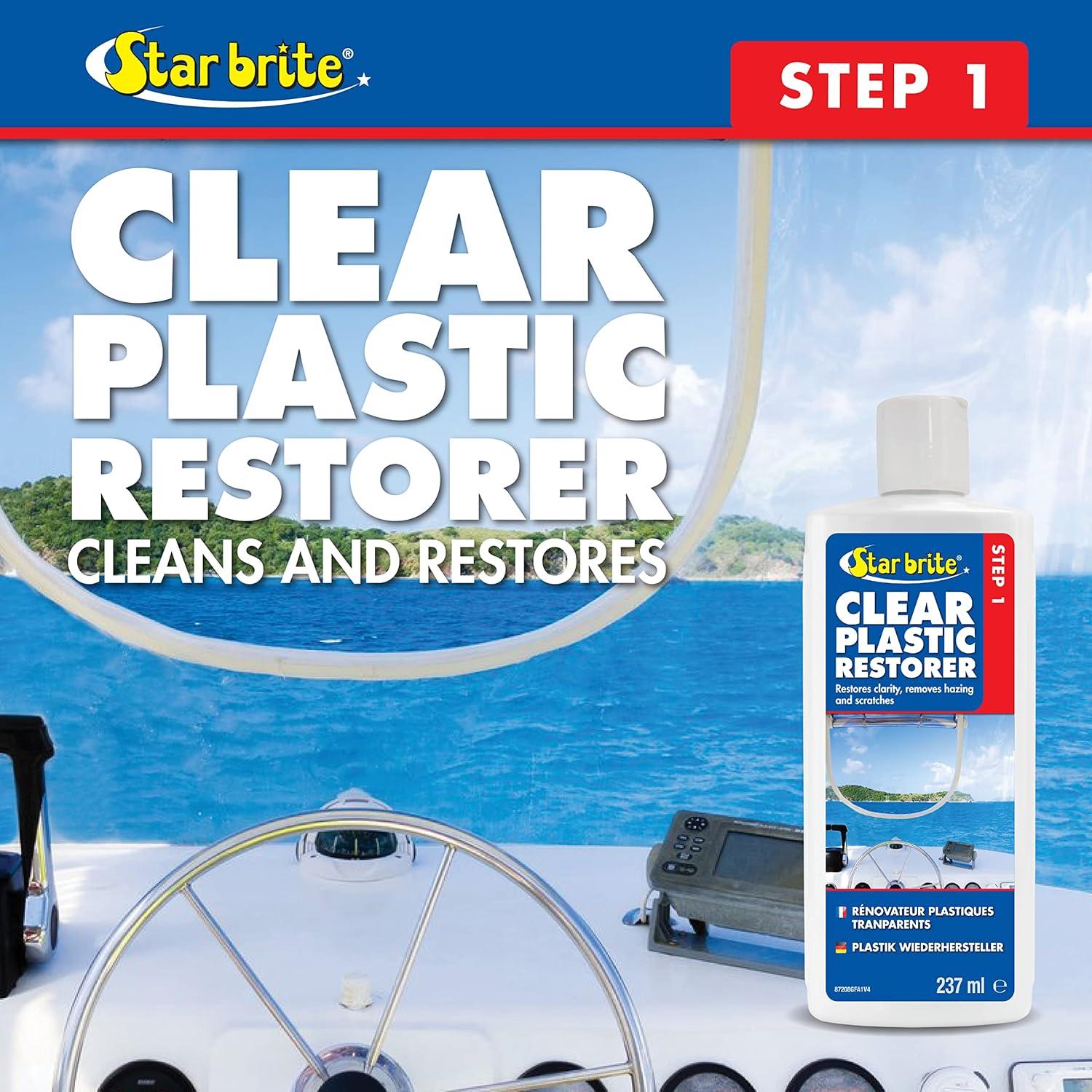 image:imageStar Brite Clear Plastic RestorerStep 1 Clear Plastic Restorer
