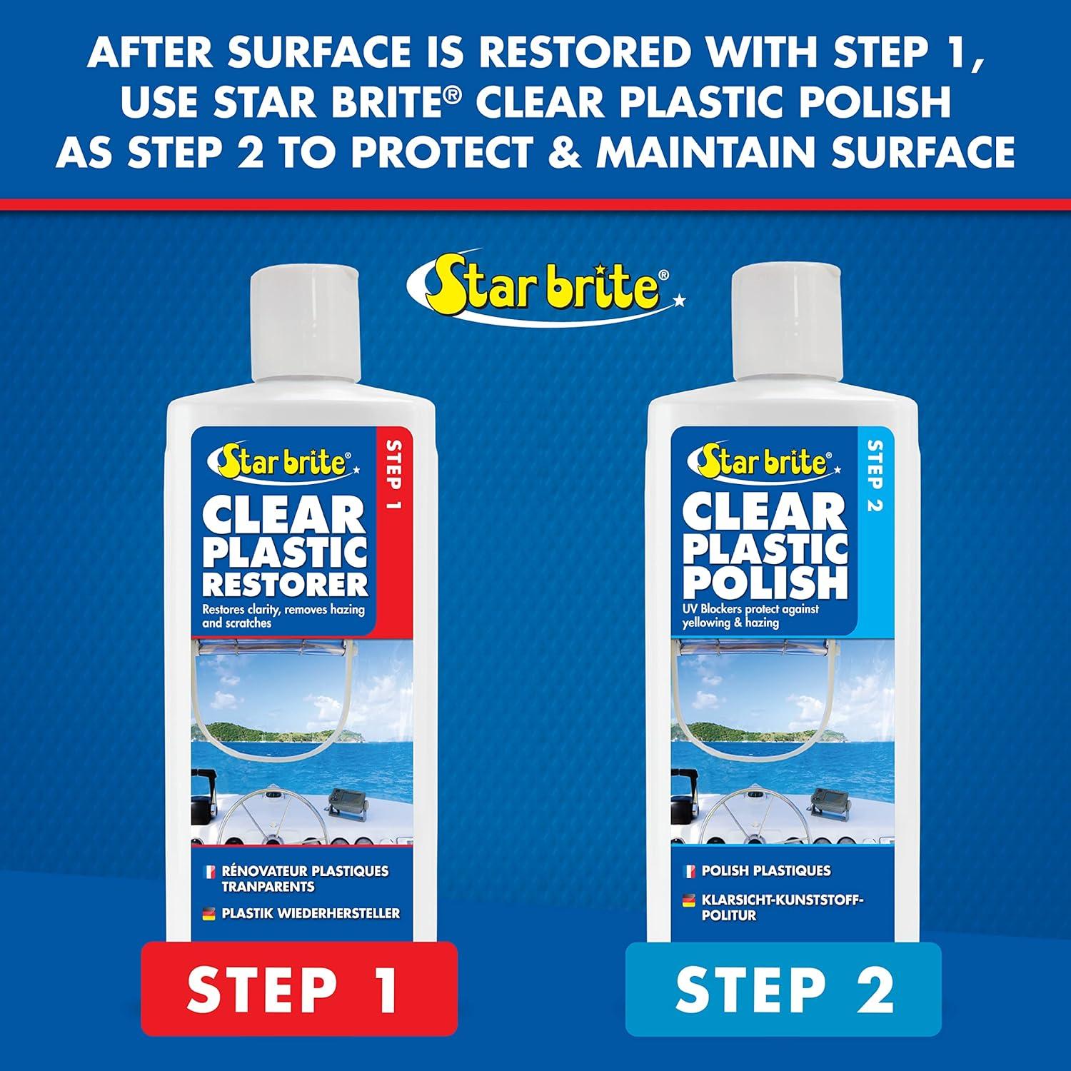 image:imageStar Brite Clear Plastic RestorerStep 1 Clear Plastic Restorer