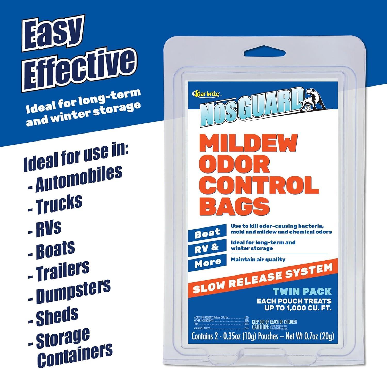 image:imageStar Brite NOSGuard Mildew Odor Control Bags Slow Release System Twin PackSlow Release