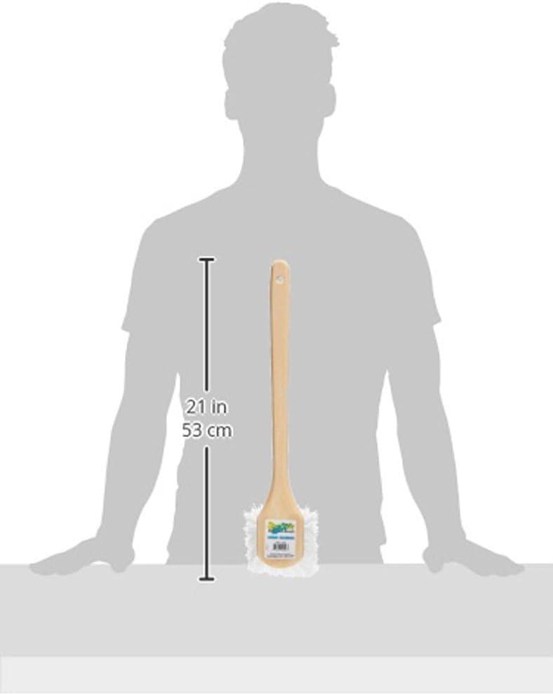image:imageStar Brite Utility Scrub Brush MarineGrade HeavyDuty Stiff Bristled Scrubber Extra Long Flagged Bristles for More Cleaning Power in Hard to Reach AreasLong Handle Brush