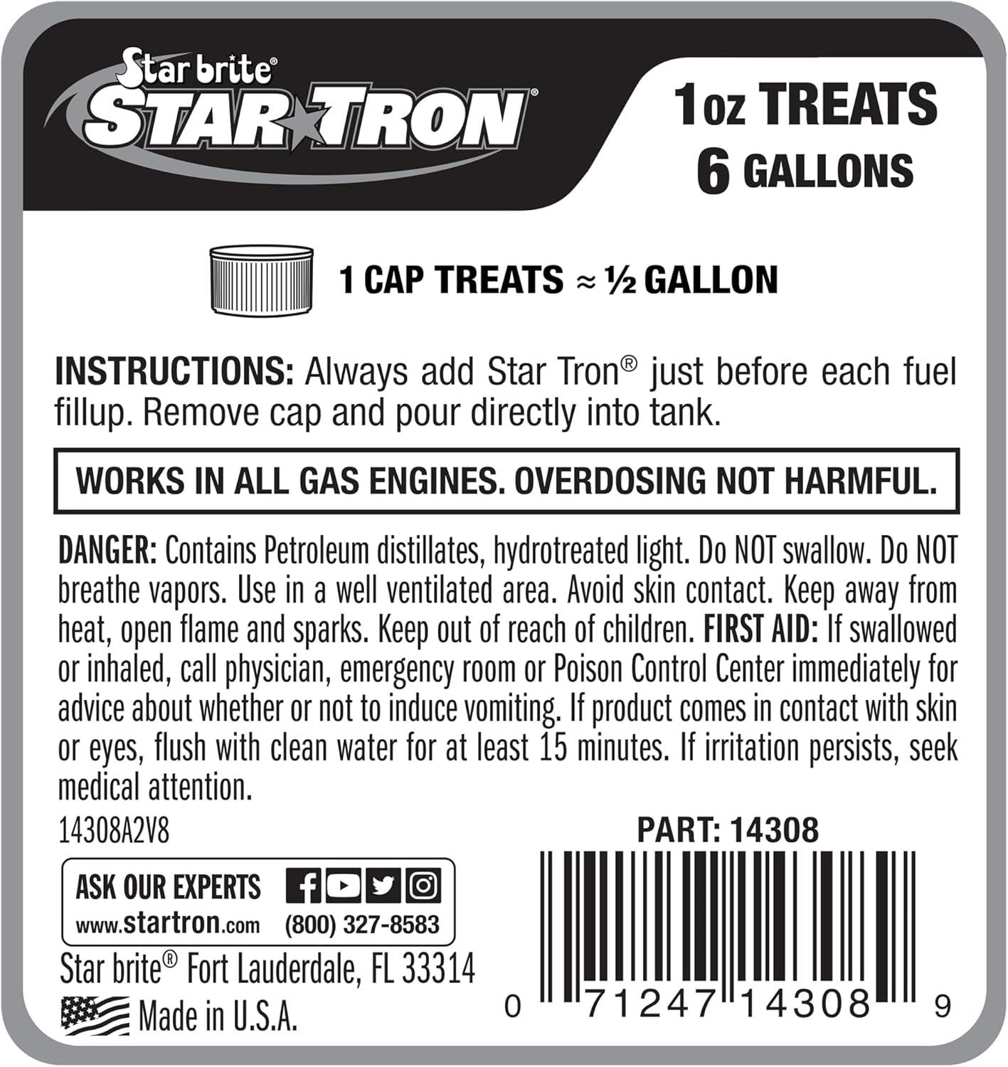 image:imageStar Tron Enzyme Fuel Treatment Small Engine Formula Gas Additive Rejuvenates amp Stabilizes Old Gasoline Cures amp Prevents Ethanol Problems8 fl oz
