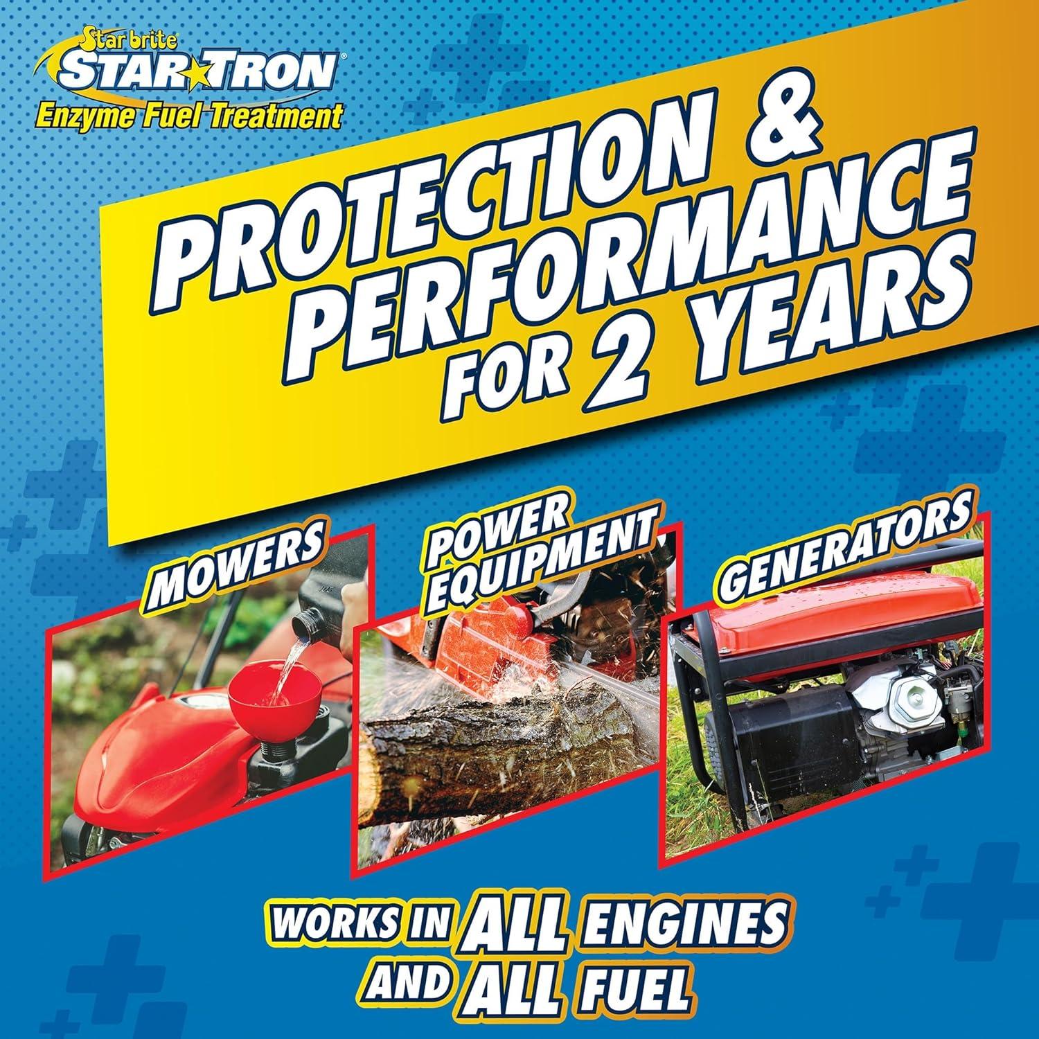 image:imageStar Tron Enzyme Fuel Treatment Small Engine Formula Gas Additive Rejuvenates amp Stabilizes Old Gasoline Cures amp Prevents Ethanol Problems8 fl oz