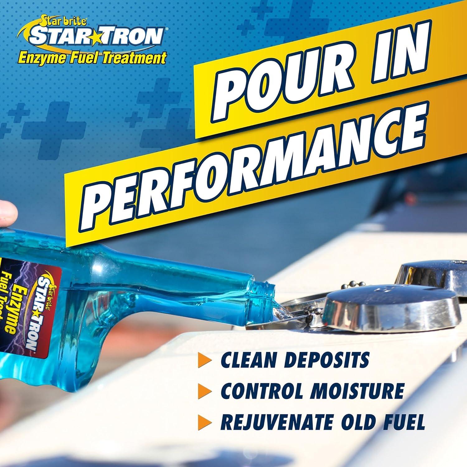 image:imageStar Tron Enzyme Fuel Treatment Small Engine Formula Gas Additive Rejuvenates amp Stabilizes Old Gasoline Cures amp Prevents Ethanol Problems8 fl oz