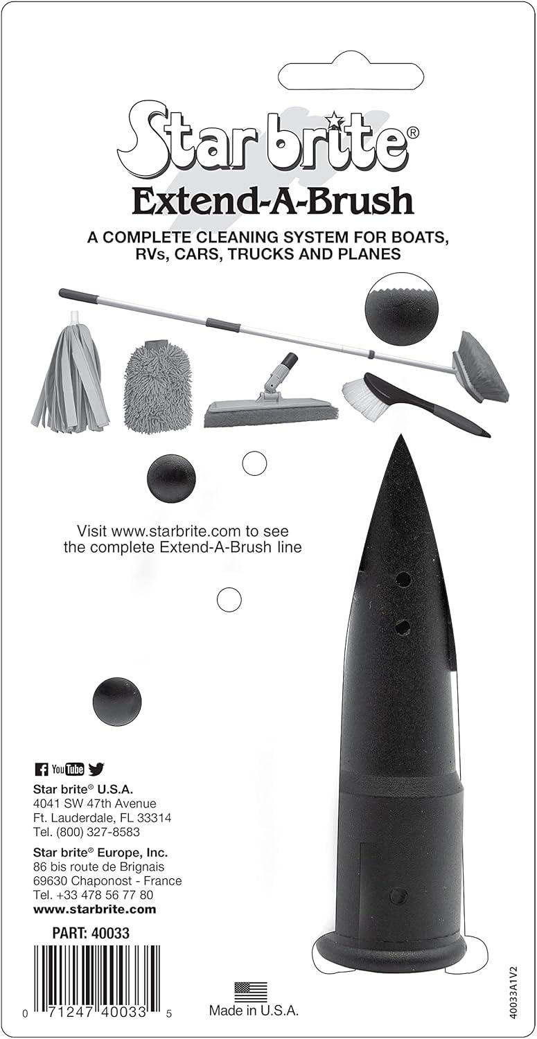 image:imageStar brite ExtendABrush Attachments Handy Accessories Connect to Star brite Brush Handles amp PolesBlack
