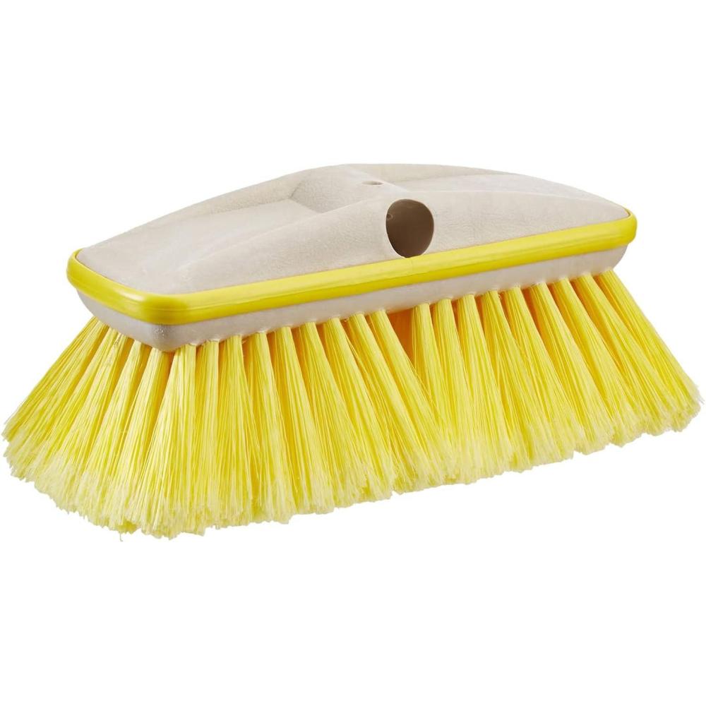 image:imageSTAR BRITE 8 Premium Cleaning Brush Synthetic Wood Block with HighDensity Star Prene Fibers for Smooth amp Painted Surfaces Fits Star brite ExtendABrush Handles Soft Bristle Yellow 040170Yellow