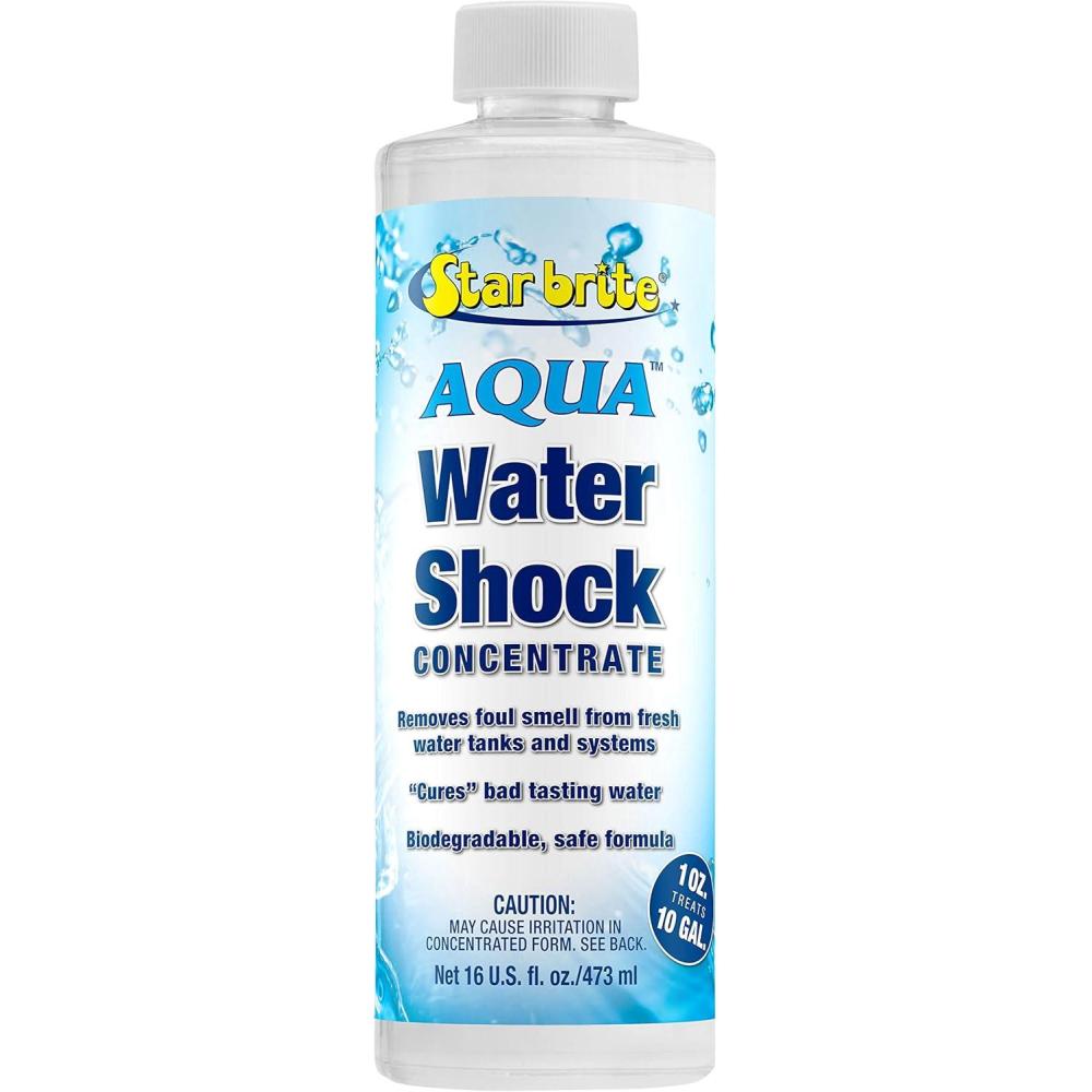 image:imageSTAR BRITE Aqua Water Shock for Boats amp RVs Instant Odor amp Bad Taste Remover for Potable Water 16 Ounce 097116