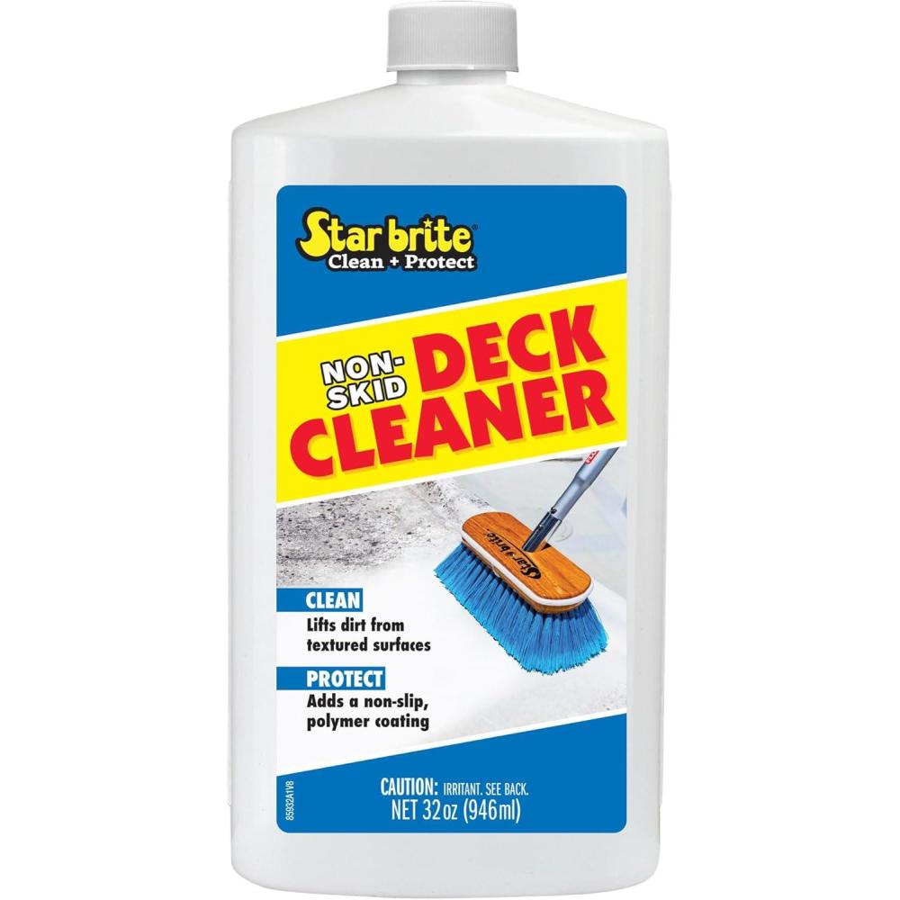 image:imageSTAR BRITE NonSkid Deck Cleaner amp Protectant Ultimate Boat Deck Wash Protects Against Future Stains amp UV Ideal for Fiberglass Vinyl Plastic Painted amp Metal Surfaces32 OZ Quart