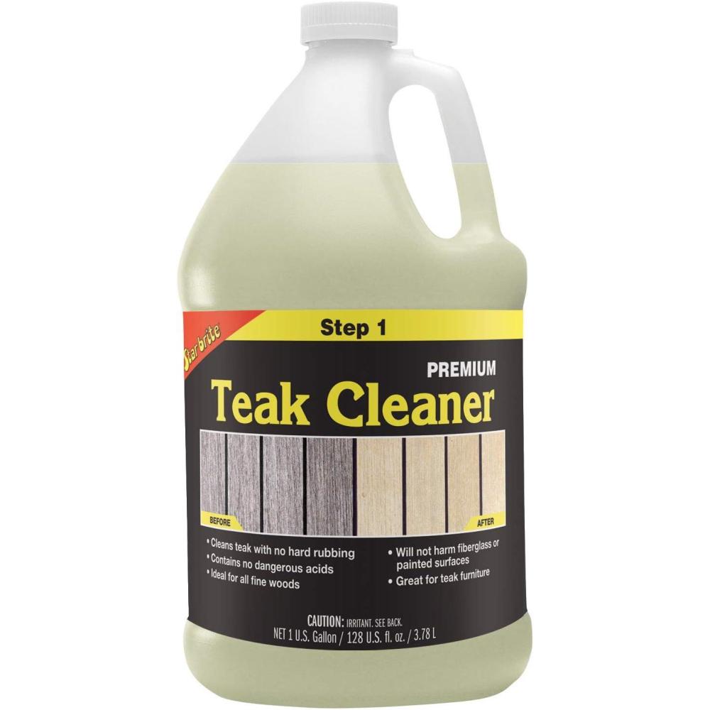 image:imageSTAR BRITE Premium Teak Cleaner Restore Renew amp Refresh Old Weathered Gray Teak Furniture amp Other Fine Woods Step 116 OZ 081416128 oz