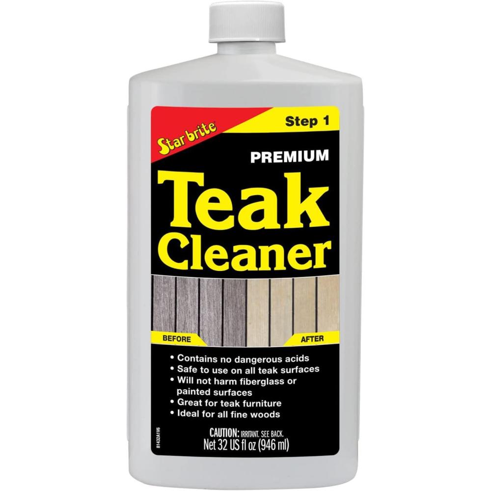 image:imageSTAR BRITE Premium Teak Cleaner Restore Renew amp Refresh Old Weathered Gray Teak Furniture amp Other Fine Woods Step 116 OZ 08141632 oz