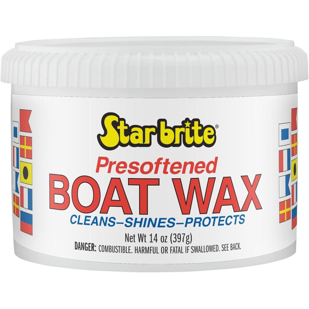 image:imageSTAR BRITE Presoftened Paste Wax 14 OZ HighGloss Shine UV Protection For Fiberglass Aluminum Chrome amp Painted Surfaces 082314