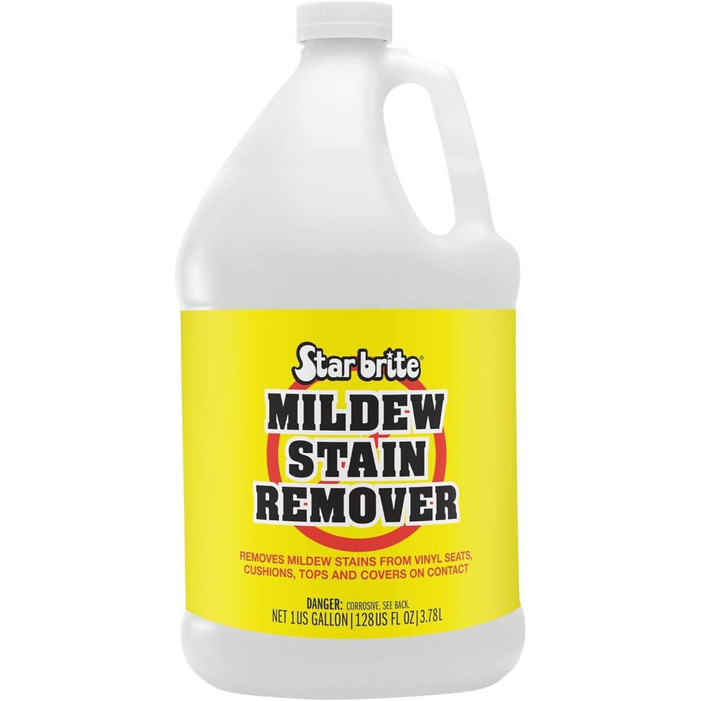 image:imageSTAR BRITE ProfessionalGrade Mildew amp Mold Stain Remover Cleaner Instant Contact Stain Removal Ideal for Marine amp Outdoor Upholstery128 Oz Gallon