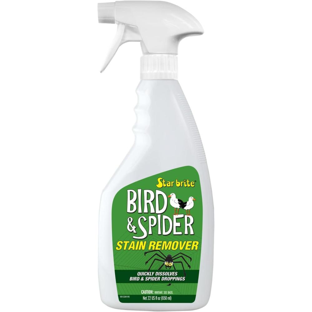image:imageSTAR BRITE Spider amp Bird Stain Remover Spray Quickly Dissolve Bird Droppings amp Clean up Spider Mess Wont Remove Polish or Wax 095122SSSpider Bird Stain Remover