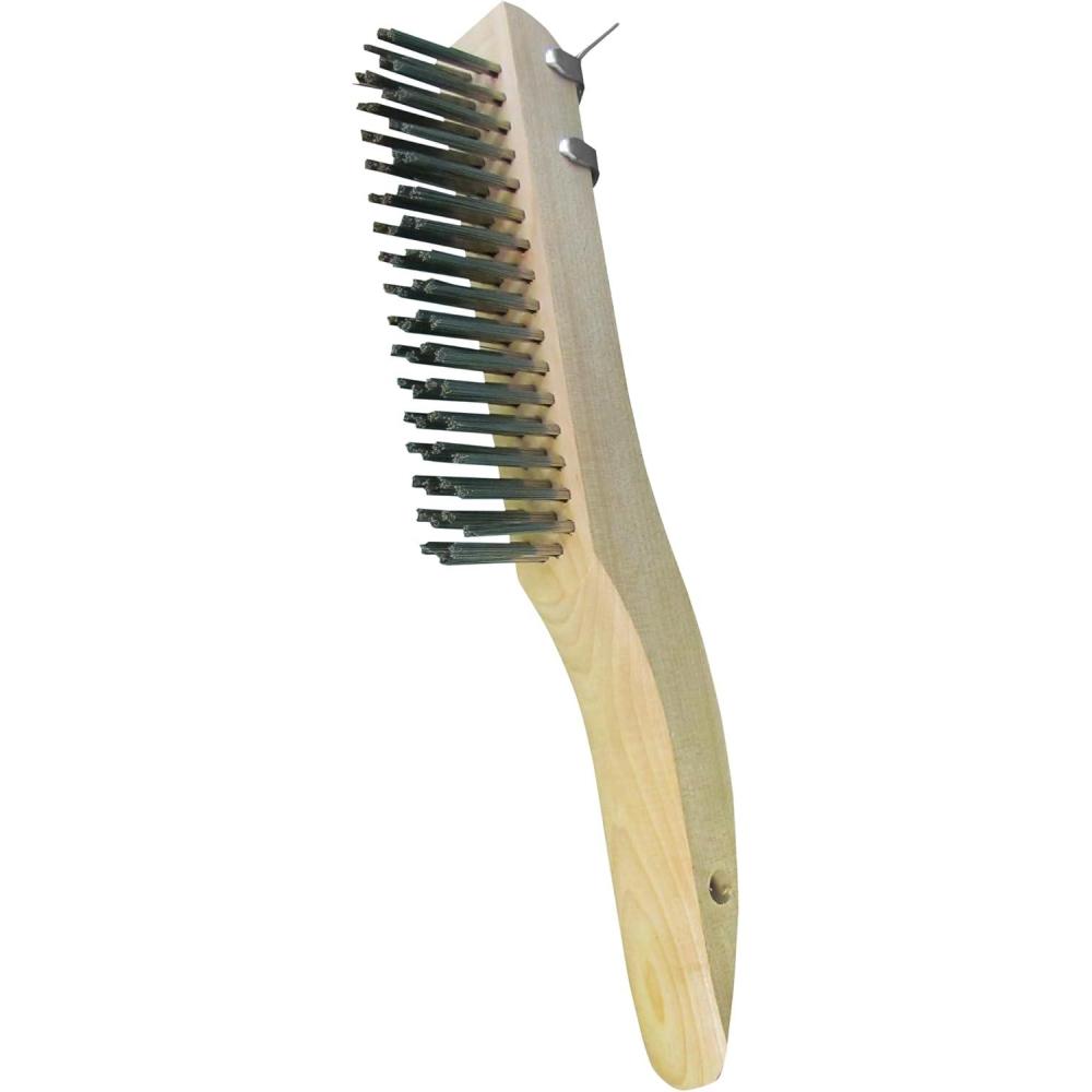 image:imageSTAR BRITE Stainless Steel Bristle Cleaning Brush 040059105 wScraper