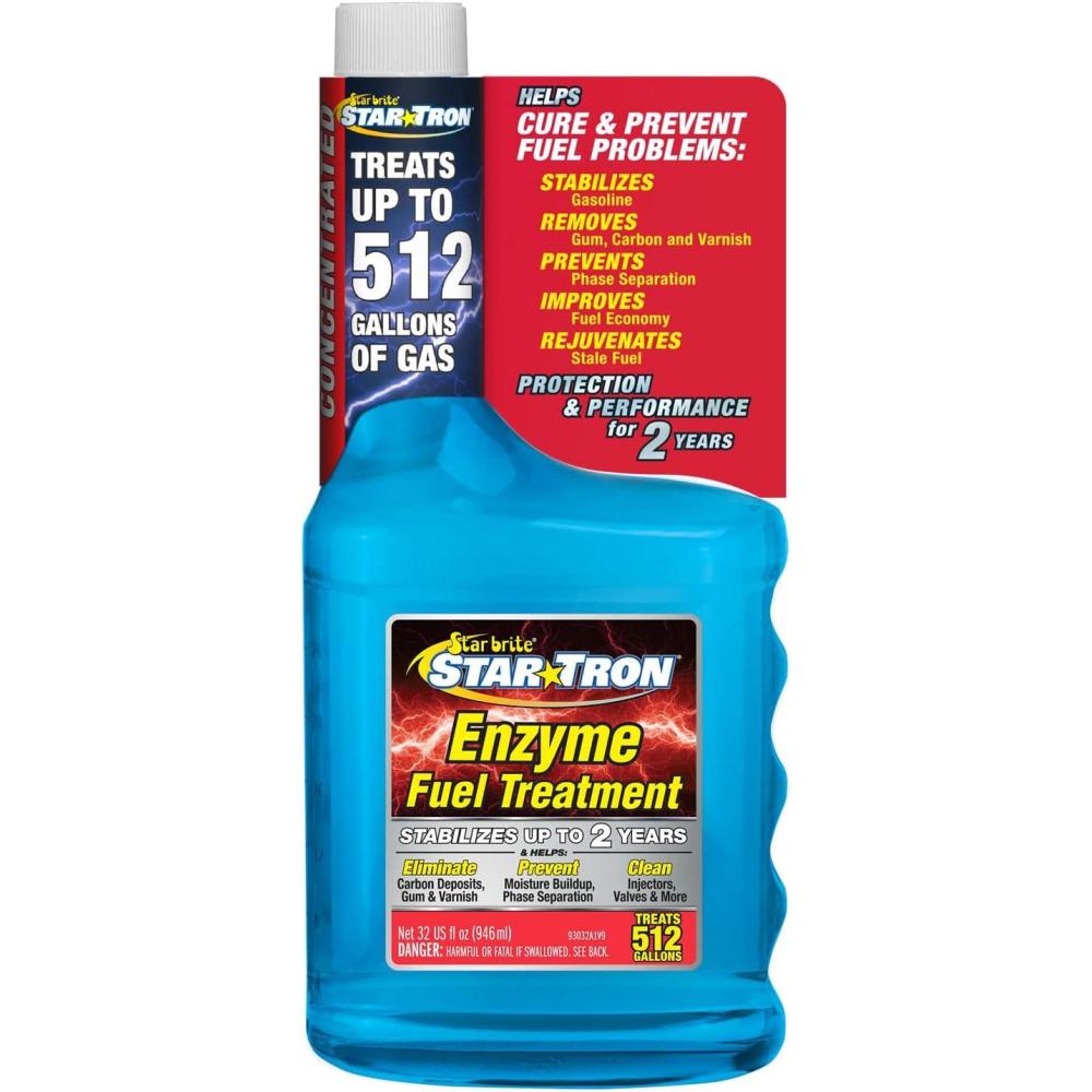 image:imageSTAR BRITE Star Tron Enzyme Fuel Treatment Concentrated Gasoline Formula 1 oz Treats 16 Gallons 32 OZ 09303232 Fl oz Standard Packaging