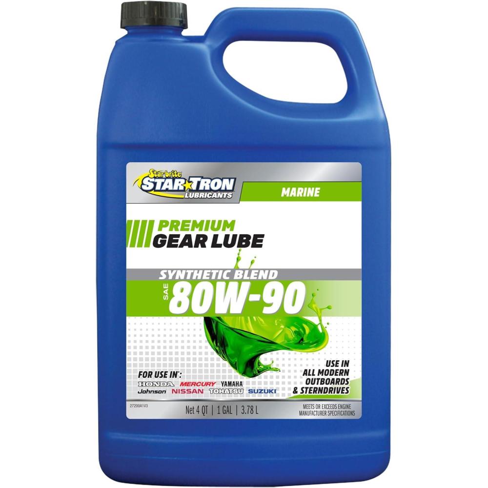 image:imageSTAR BRITE Star Tron Premium Full Synthetic Gear Lube SAE 75W90 MarineGrade API GL5 Certified128 Oz Gallon