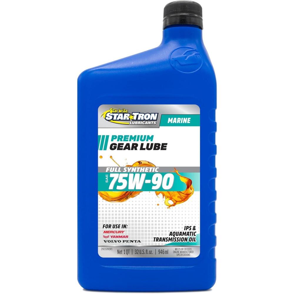 image:imageSTAR BRITE Star Tron Premium Full Synthetic Gear Lube SAE 75W90 MarineGrade API GL5 Certified32 Oz Quart