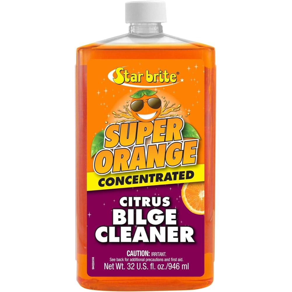 image:imageSTAR BRITE Super Orange Citrus Bilge Cleaner Biodegradable Easy to Use Pour In Run Boat Pump Out Emulsifies Oil Fuel amp Leaves Bilge Clean With a Fresh Citrus Scent32oz Quart