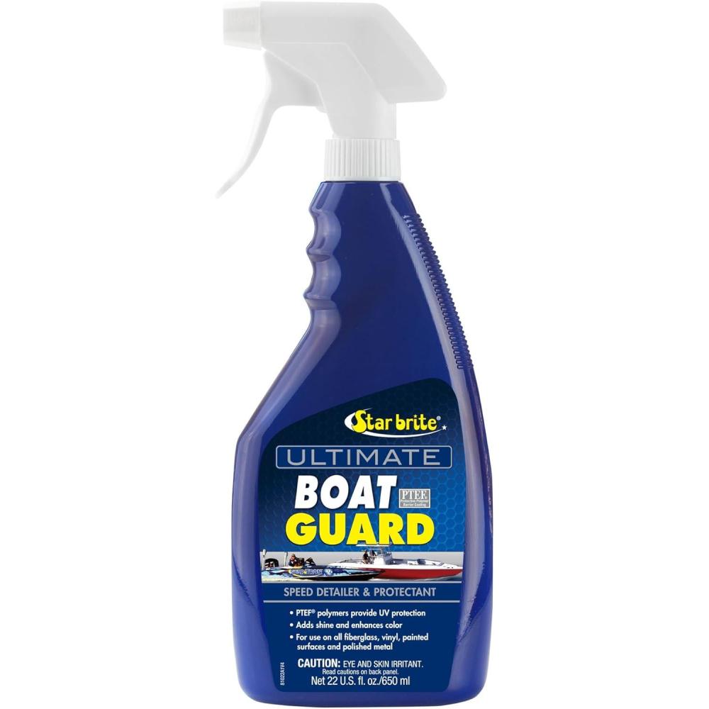 image:imageSTAR BRITE Ultimate Boat Guard Speed Detailer amp Protectant Spray HighGloss UV Protection for Marine Surfaces Easy Spray On Wipe Off Formula22 oz