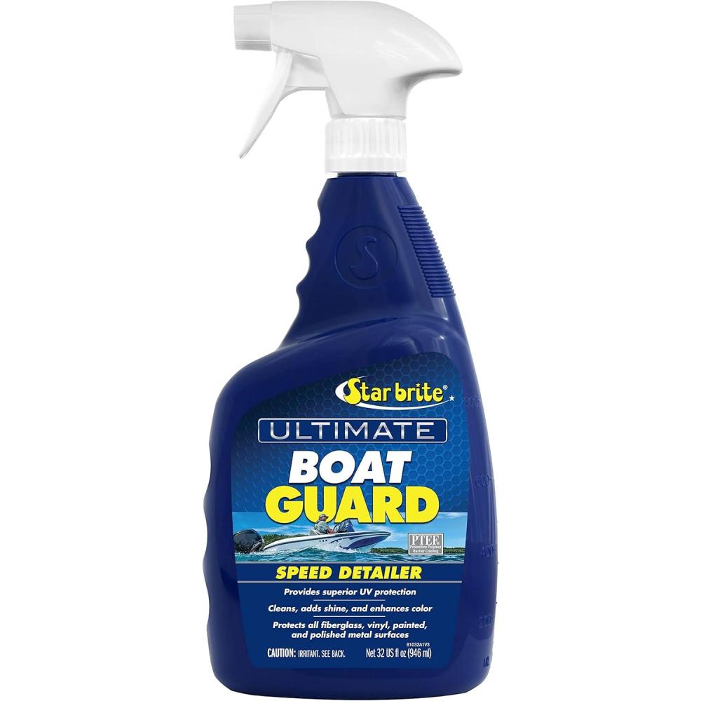image:imageSTAR BRITE Ultimate Boat Guard Speed Detailer amp Protectant Spray HighGloss UV Protection for Marine Surfaces Easy Spray On Wipe Off Formula32 oz