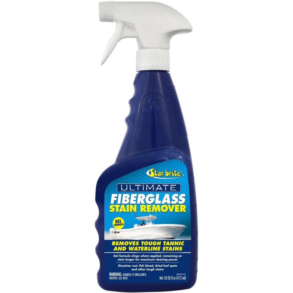 image:imageSTAR BRITE Ultimate Fiberglass Stain Remover EasytoUse Marine Grade Solution to Eliminate Tough Rust Leaf amp Waterline Stains for Boats and More Maximum Cleaning Power Gel Spray16 Oz Gel Spray