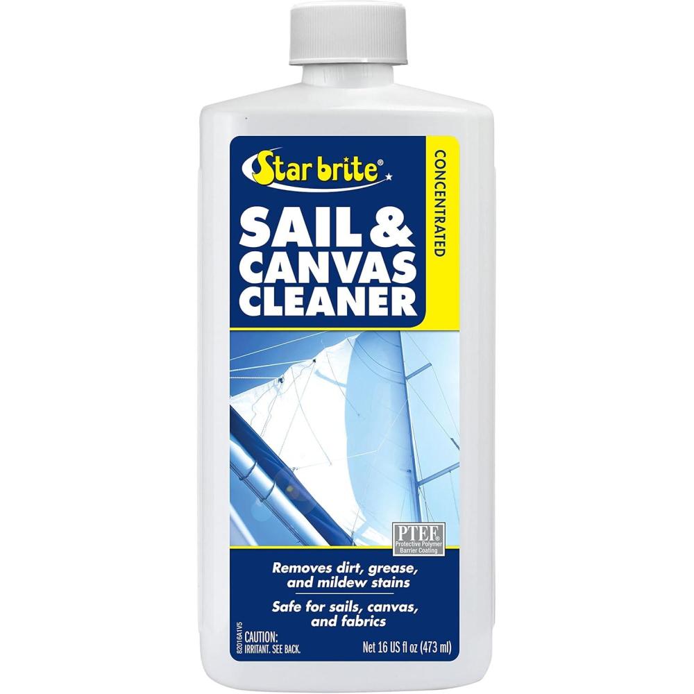 image:imageStar Brite Concentrated Sail amp Canvas Cleaner Specially Formulated for All Natural amp Synthetic Fabrics Deep Cleans Protects Deodorizes 16 Oz Concentrate Makes 64 OZ of Cleaner 08201616 Fl Oz Pack of 1