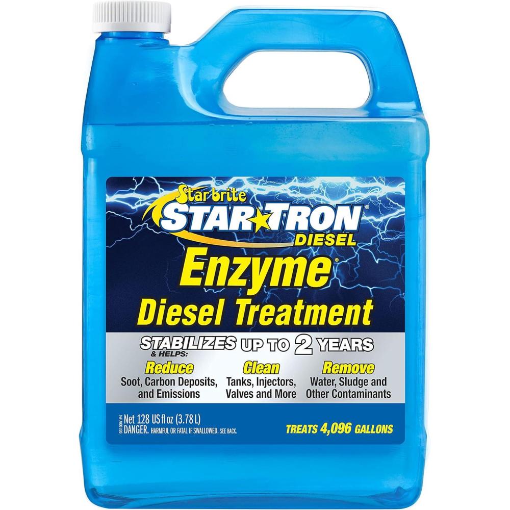 image:imageStar Tron Super Concentrated Diesel Formula Enzyme Fuel Treatment for Enhanced Engine Performance 1 Oz Treats 32 Gallons Stabilize amp Rejuvenate Diesel Biodiesel amp All Regular Gasoline128 Oz Treats 4096 Gallons