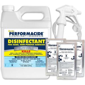 Performacide Disinfectant – Kills COVID-19 Virus in 30 Seconds – No Rinse, No Wipe, No Residue – Just Add Water – 32 OZ. Single Kit (102032)(Gallon Starter Kit)