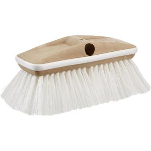 STAR BRITE 8″ Premium Cleaning Brush – Synthetic Wood Block with High-Density Star Prene Fibers for Smooth & Painted Surfaces – Fits Star brite Extend-A-Brush Handles – Soft Bristle, Yellow (040170)(White)
