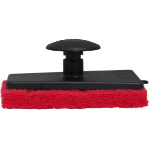 STAR BRITE All-Purpose Medium (Red) Scrubber Pad – Available in Medium, Fine & Coarse Textures with Ergonomic Handle for Boats, Teak, and Outdoor Cleaning (040021P)(One Size)