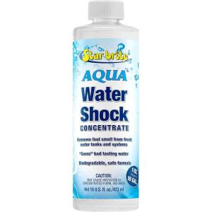 STAR BRITE Aqua Water Shock for Boats & RVs – Instant Odor & Bad Taste Remover for Potable Water, 16 Ounce (097116)
