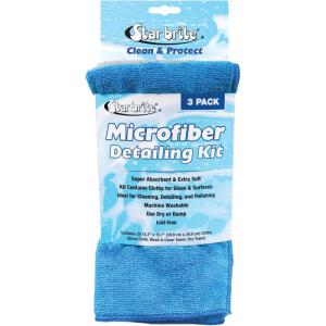 STAR BRITE Cotton Diaper Polishing Cloths (3 Pack) (040039P)(Microfiber Detailing 3 Piece Kit)