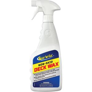 STAR BRITE Non-Skid Deck Wax Spray – Essential for Non-Slip, Stain & UV Damage Protection – Ideal Boat Deck Solution – 16 OZ (097316)