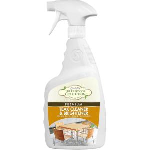 STAR BRITE Outdoor Collection Teak Cleaner & Brightener – One-Step Teak Restorer – Renew, Clean & Brighten Weathered Gray Teak – Prepares Wood for Oiling or Refinishing – 16 OZ (52416)(32 OZ Cleaner)