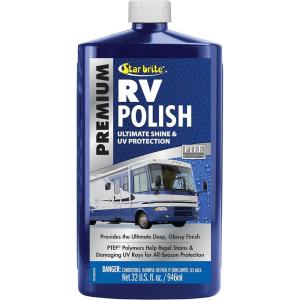 STAR BRITE Premium RV Polish – Ultimate Protection for Fiberglass, Painted Surfaces & Metals 32 OZ (075732PW)