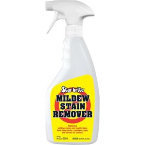 STAR BRITE Professional-Grade Mildew & Mold Stain Remover + Cleaner – Instant Contact Stain Removal, Ideal for Marine & Outdoor Upholstery(22 Oz Spray)