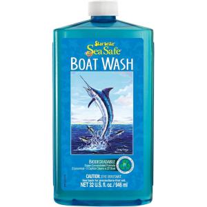 STAR BRITE Sea Safe Boat Wash – Super Concentrated Formula – Gently Removes Dirt, Grime, and Salt Without Stripping Wax or Polish – Designed for Use on All Boat Surfaces