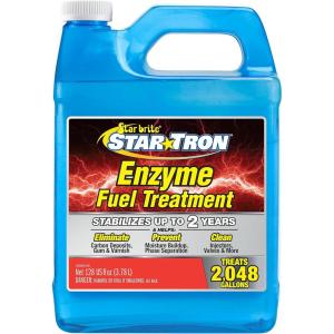 STAR BRITE Star Tron Enzyme Fuel Treatment – Concentrated Formula 32 Fl. Oz. – Treats up to 512 Gallons – Fuel Stabilizer & Treatment, Gasoline Stabilizer, Star Tron Marine Enzyme Fuel Treatment(128 Oz Treats 2 048 Gallons)