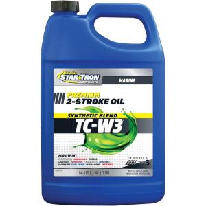STAR BRITE Super Premium+ 2-Cycle Synthetic Blend TC-W3 Engine Oil – For All Makes & Models of Outboard Motors & Personal Watercraft – Ideal for High Performance Engines(1 Gallon)