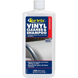 STAR BRITE Vinyl Cleaner, Polish & Protectant – Clean, Renew, Brighten & Protect All Vinyl Surfaces – Marine Grade Shampoo, Polish & UV Protection(Concentrated Cleaner)