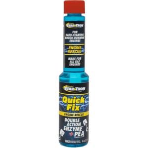 Star Tron Quick Fix Engine Rescue – Double Action P.E.A. Polyetheramine + Enzyme Technology – for All Gas Engines