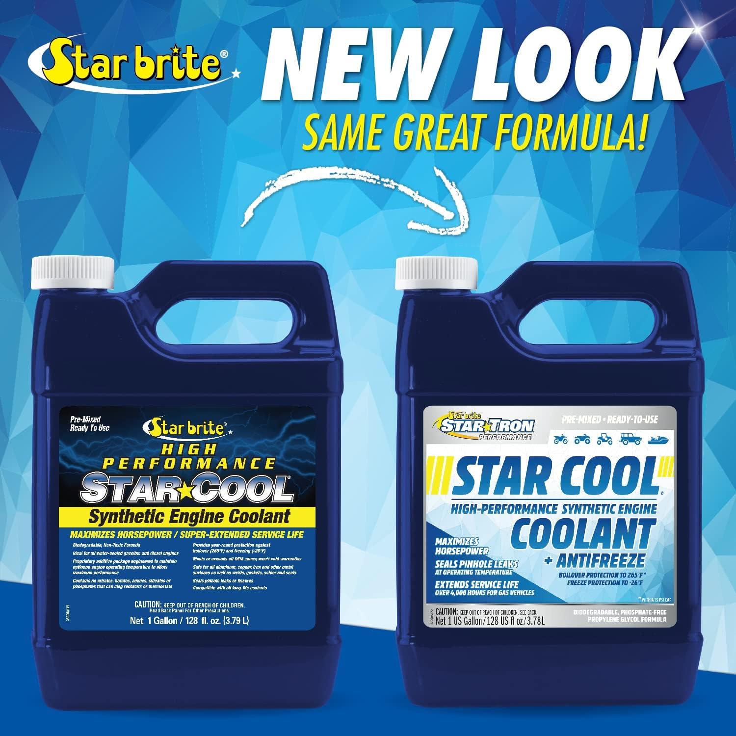 image:imageStar Tron StarCool Premium Synthetic PG Engine Coolant Antifreeze Propylene Glycol for Engines Motorcycles Snowmobiles amp Marine 1 GAL 0332001 Gallon
