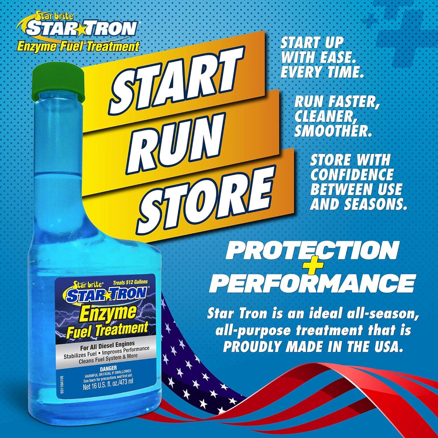 image:imageStar Tron Super Concentrated Diesel Formula Stabilize amp Rejuvenate Diesel Biodiesel amp All Regular Gasoline 1 Oz Treats 32 Gallons8 oz
