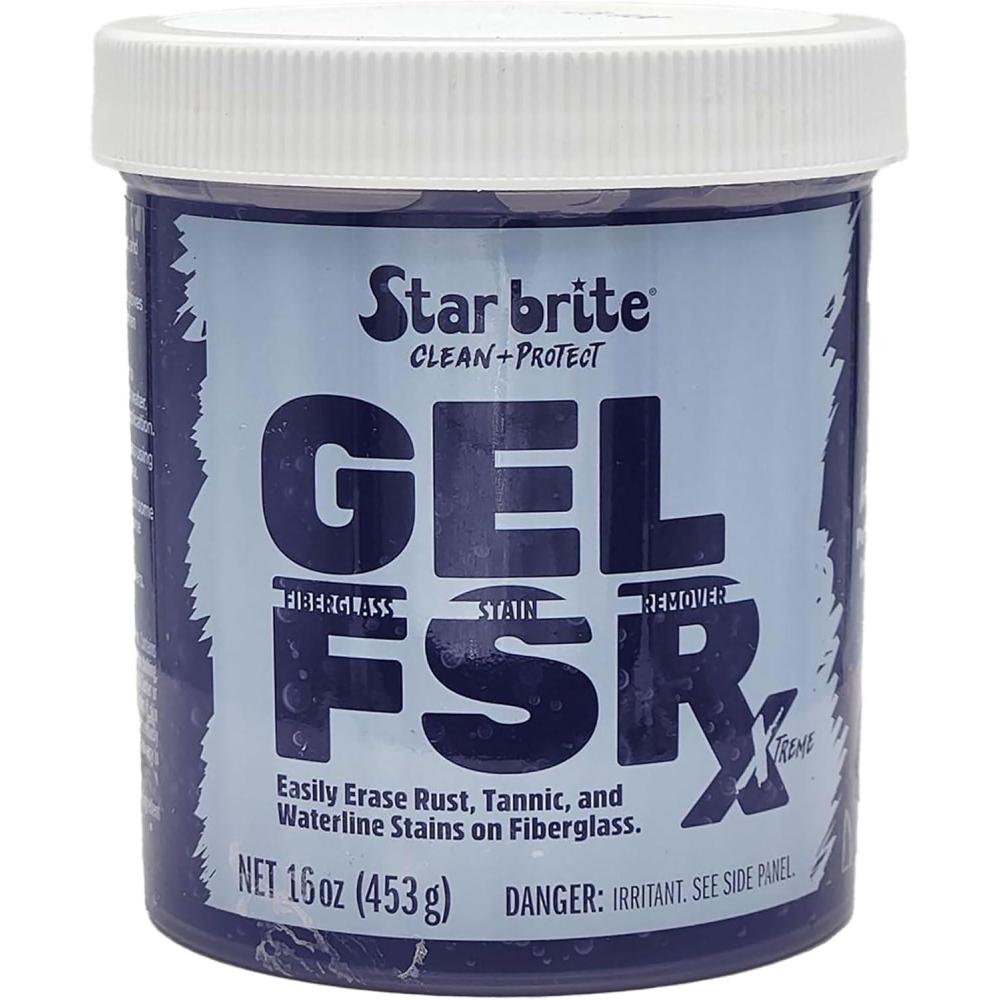 image:imageSTAR BRITE GEL FSR Xtreme Fiberglass Stain Remover Removes Rust Tannic amp Waterline Stains No Sanding Required